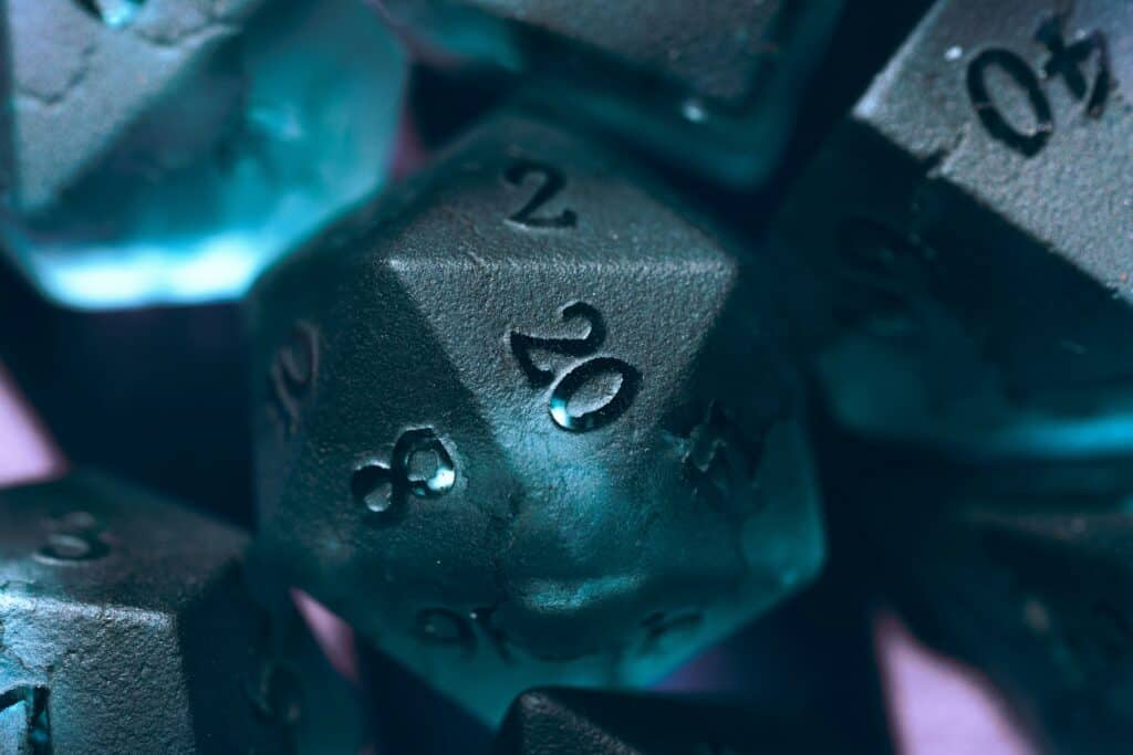 role play game dice