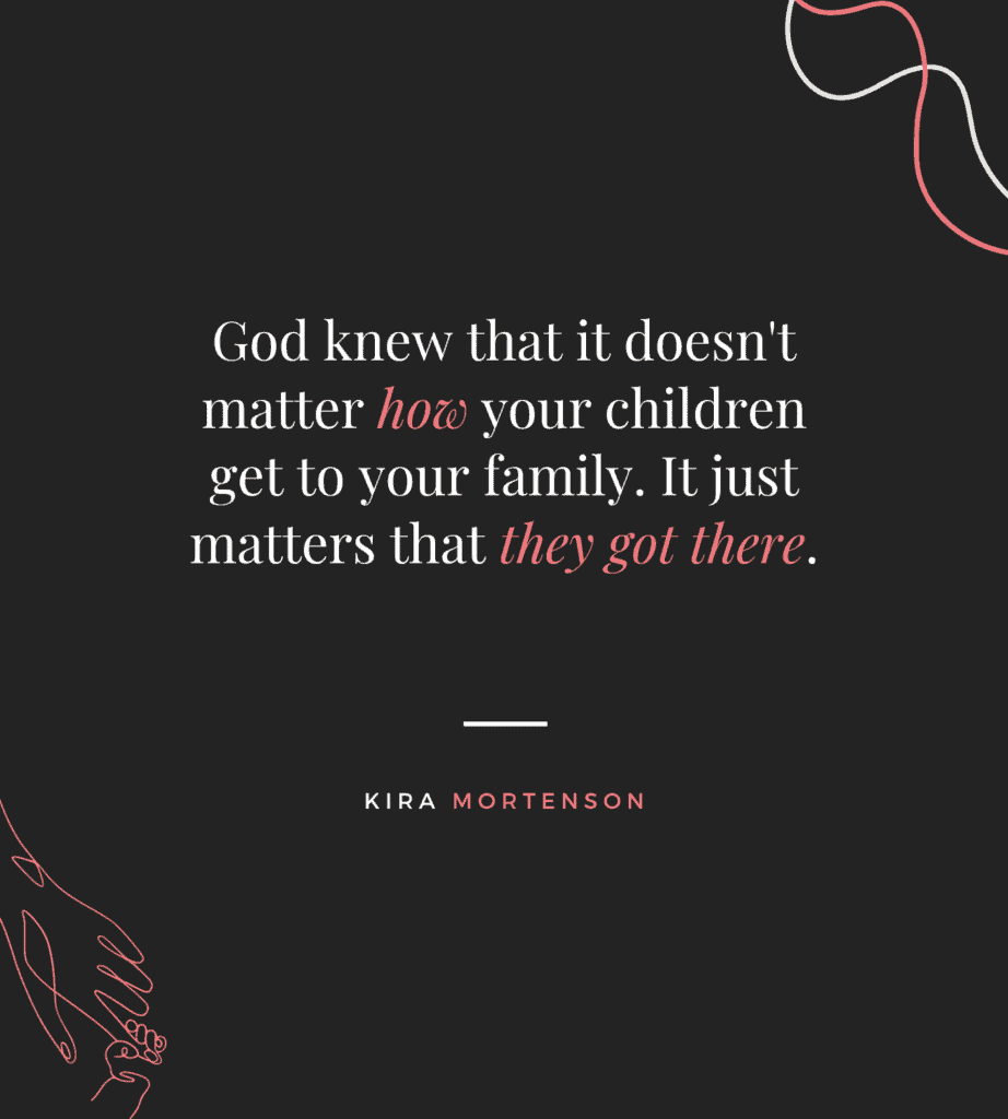 quote about adoption and how a flat tire saved a life