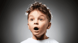 Shocked child symbolizing a parent's realization that my child has seen porn