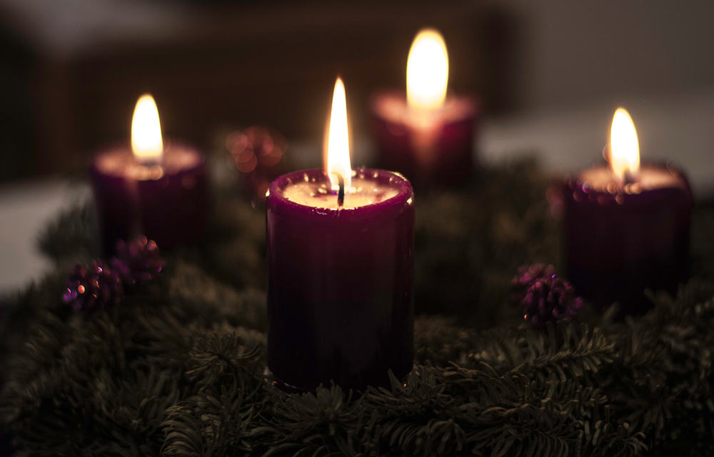 Making an Advent Wreath